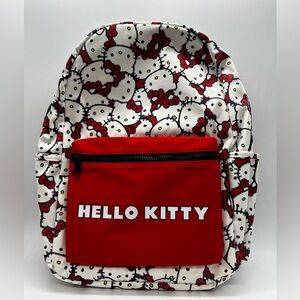 Hello Kitty Bioworld Red, White & Black Backpack NWOT